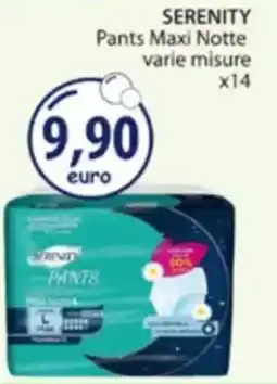 Acqua & Sapone SERENITY Pants Maxi Notte x14 offerta