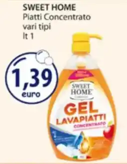 Acqua & Sapone SWEET HOME Piatti Concentrato offerta