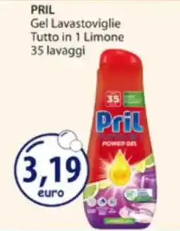 Acqua & Sapone PRIL Gel Lavastoviglie Tutto in 1 Limone offerta