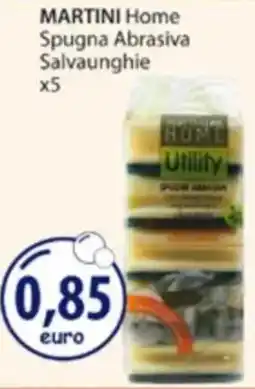 Acqua & Sapone MARTINI Home Spugna Abrasiva Salvaunghie x5 offerta