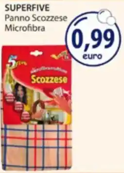 Acqua & Sapone SUPERFIVE Panno Scozzese Microfibra offerta