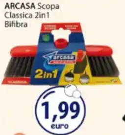 Acqua & Sapone ARCASA Scopa Classica 2in1 Bifibra offerta