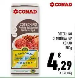 Conad Superstore Cotechino di modena igp CONAD offerta