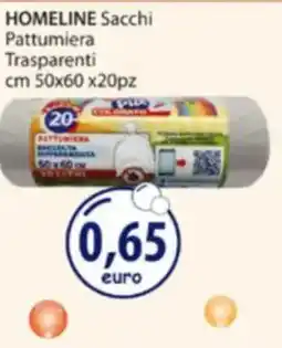 Acqua & Sapone HOMELINE Sacchi Pattumiera Trasparenti offerta