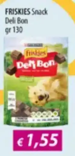 Acqua & Sapone FRISKIES Snack Deli Bon offerta
