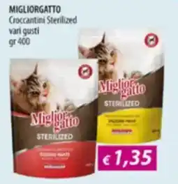 Acqua & Sapone MIGLIORGATTO Croccantini Sterilized offerta