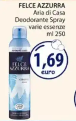 Acqua & Sapone FELCE AZZURRA Aria di Casa Deodorante Spray offerta