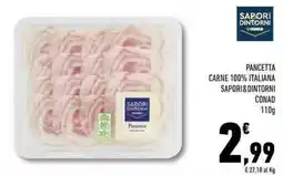 Conad Superstore Pancetta carne 100% italiana sapori&dintorni CONAD offerta