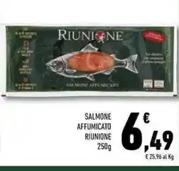 Conad Superstore Salmone affumicato RIUNIONE offerta