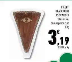 Conad Superstore Filetti di acciughe pescatrice offerta