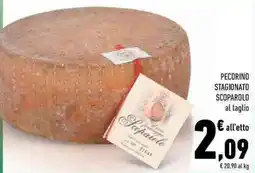 Conad Superstore Pecorino stagionato scoparolo offerta