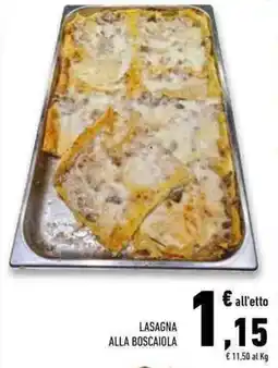 Conad Superstore Lasagna alla boscaiola offerta