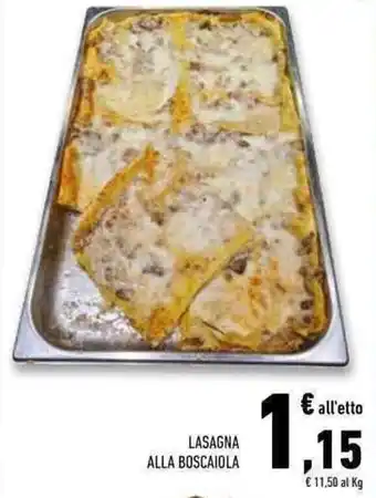 Conad Superstore Lasagna alla boscaiola offerta