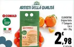 Conad Superstore Clementine offerta