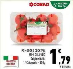 Conad Superstore Pomodoro cocktail mini oblungo offerta