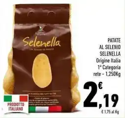 Conad Superstore Patate al selenio SELENELLA offerta