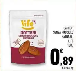 Conad Superstore Datteri senza nocciolo naturali LIFE offerta