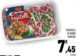 Conad Superstore Fegatelli di suino MARTINI offerta