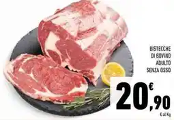 Conad Superstore Bistecche di bovino adulto senza osso offerta