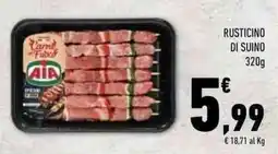 Conad Superstore Rusticino di suino AIA offerta