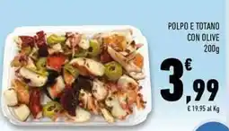 Conad Superstore Polpo e totano con olive offerta