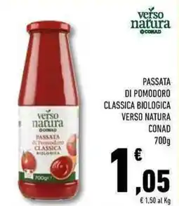 Conad Superstore Passata di pomodoro classica biologica VERSO NATURA CONAD offerta