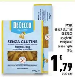 Conad Superstore Pasta senza glutine DE CECCO offerta