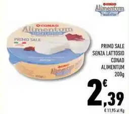 Conad Superstore Primo sale senza lattosio conad alimentum offerta