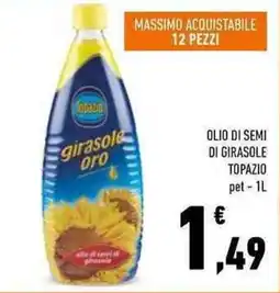 Conad Superstore Olio di semi di girasole TOPAZIO offerta