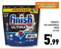 Conad Superstore Prodotti per lavastoviglie FINISH offerta
