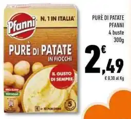 Conad Superstore Pure di patate PFANNI 4 buste offerta