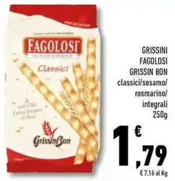 Conad Superstore Grissini fagolosi GRISSIN BON offerta