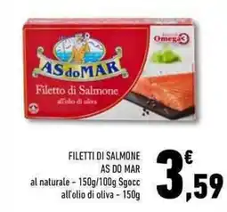 Conad Superstore Filetti di salmone AS DO MAR offerta