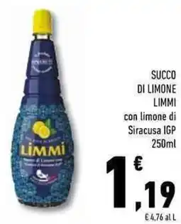 Conad Superstore Succo di limone LIMMI offerta
