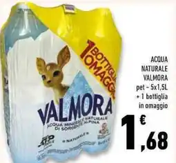 Conad Superstore Acqua naturale VALMORA offerta