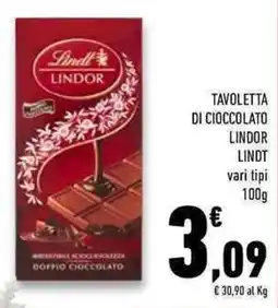 Conad Superstore Tavoletta di cioccolato lindor LINDT offerta
