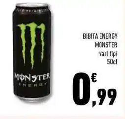 Conad Superstore Bibita energy MONSTER offerta