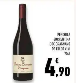 Conad Superstore Penisola sorrentina doc gragnano de falco vini offerta