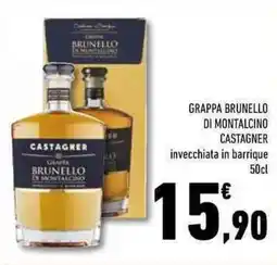 Conad Superstore Grappa brunello di montalcino CASTAGNER offerta
