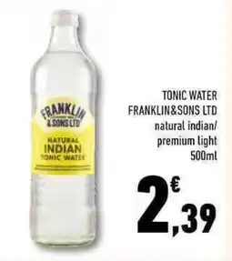 Conad Superstore Tonic water FRANKLIN&SONS LTD offerta
