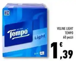 Conad Superstore Veline light TEMPO 60 pezzi offerta