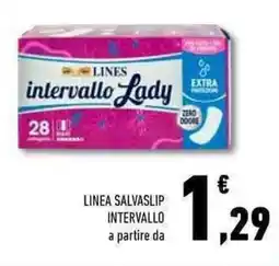 Conad Superstore Linea salvaslip INTERVALLO offerta