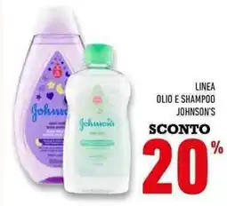 Conad Superstore Linea olio e shampoo JOHNSON'S offerta