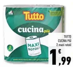 Conad Superstore Tutto cucina più 2 maxi rotoli offerta
