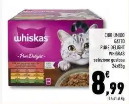 Conad Superstore Cibo umido gatto pure delight WHISKAS offerta