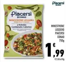 Conad Superstore Minestrone leggero piacersi CONAD offerta