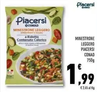 Conad Superstore Minestrone leggero piacersi CONAD offerta