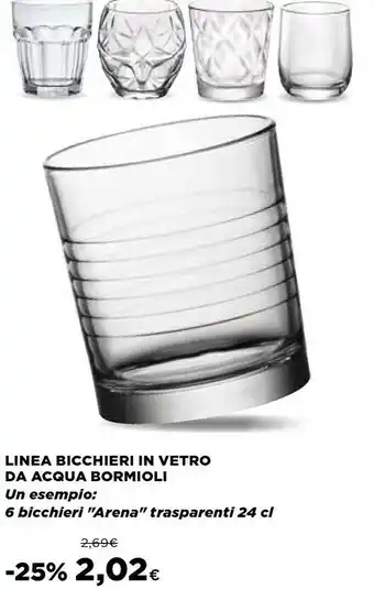Ipercoop Bicchieri offerta