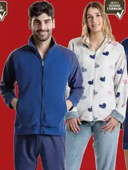 Extracoop Pigiama uomo o donna liabel in micropile o coral offerta