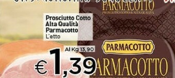 Crai Prosciutto cotto offerta